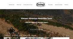 Desktop Screenshot of cuongs-motorbike-adventure.com