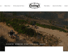 Tablet Screenshot of cuongs-motorbike-adventure.com